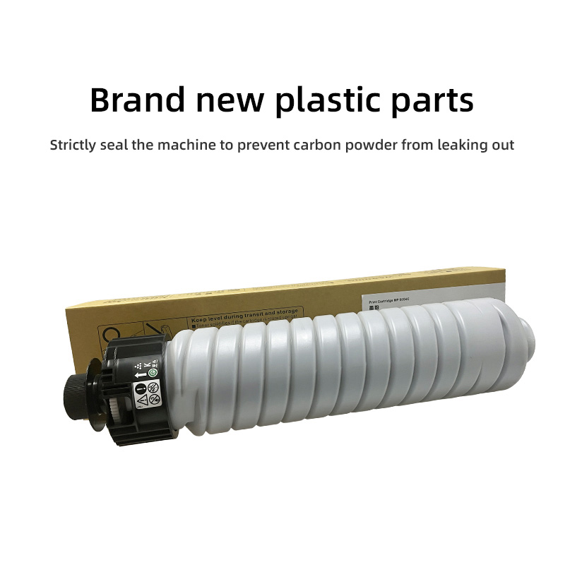 How does the toner's fluidity design prevent clogging in the printer's toner supply system?