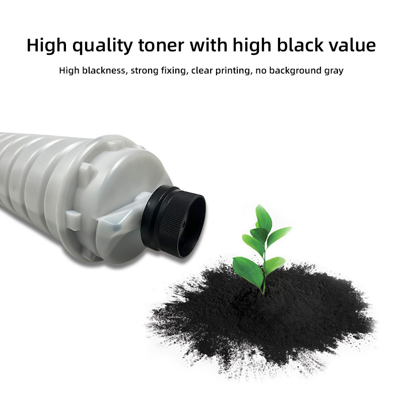 How do the particle size and distribution of toner affect print resolution?